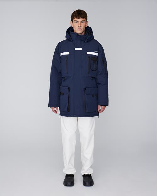 Quartz Co. Vostok 3.0 | Hooded Down Expedition Jacket In True Navy