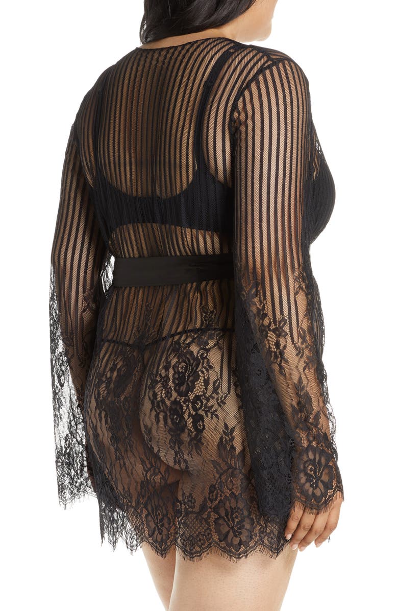 Oh La La Cheri Luna Stripe Eyelash Lace Wrap, Alternate, color,