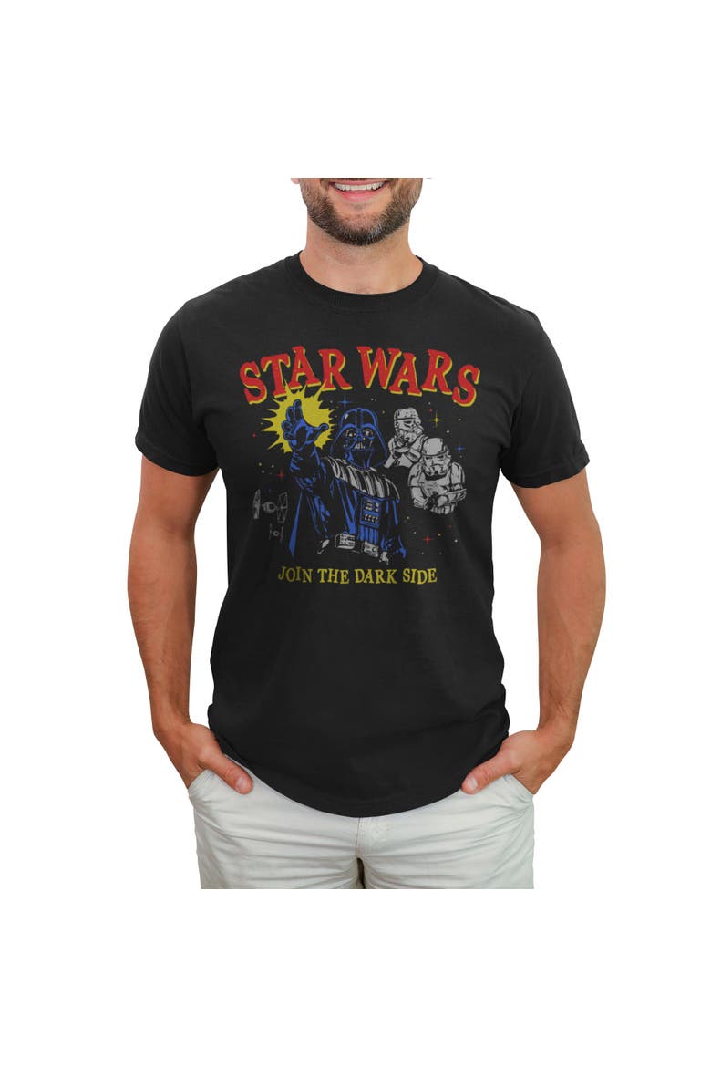 Men's Star Wars Retro Join The Dark Side  Graphic T-Shirt, Main, color, Black