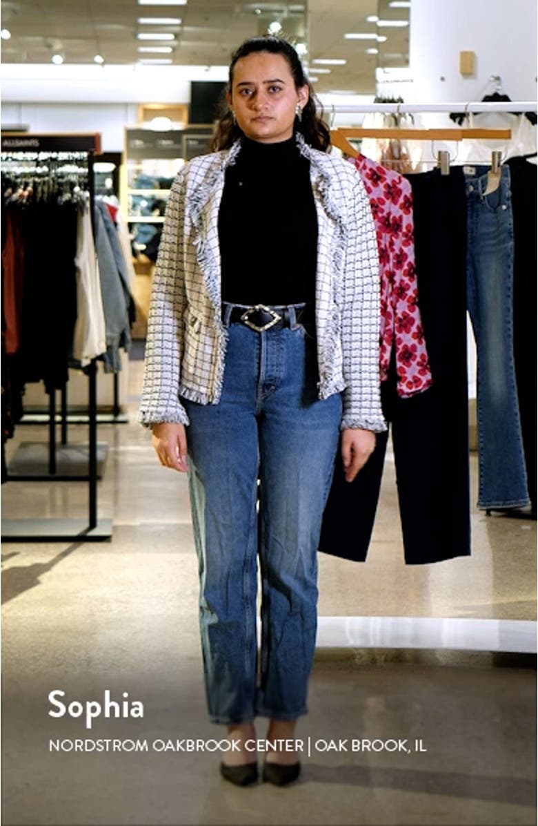 Grid Fringe Mix Jacket, sales video thumbnail