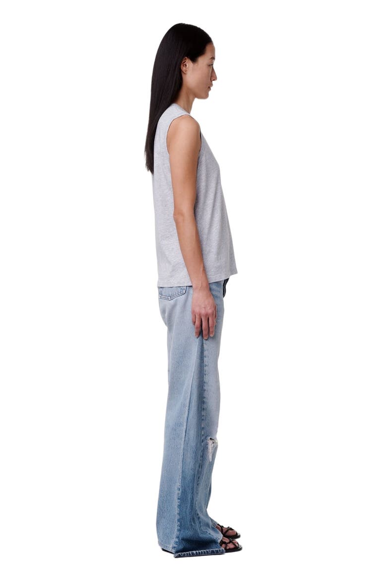 SLEEVELESS TEE, Alternate, color, HEATHER GREY