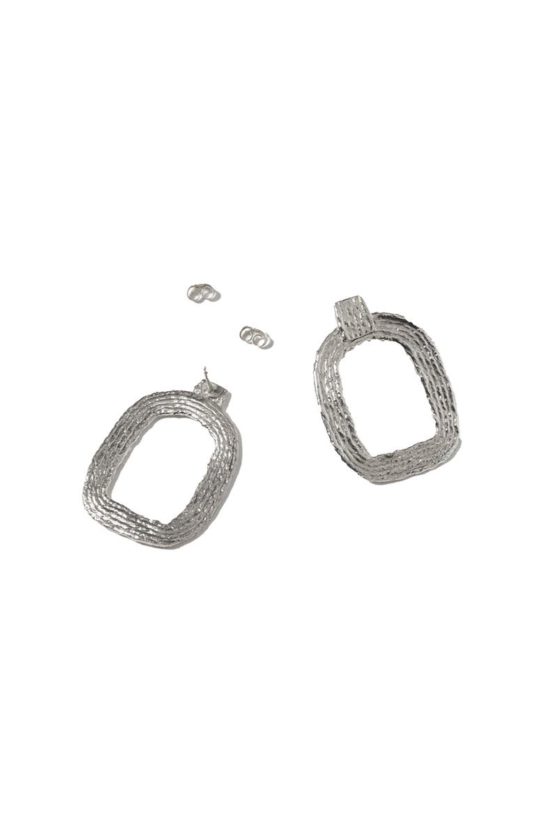 COG Eva Hoop Earrings - Sterling Silver, Alternate, color, Silver