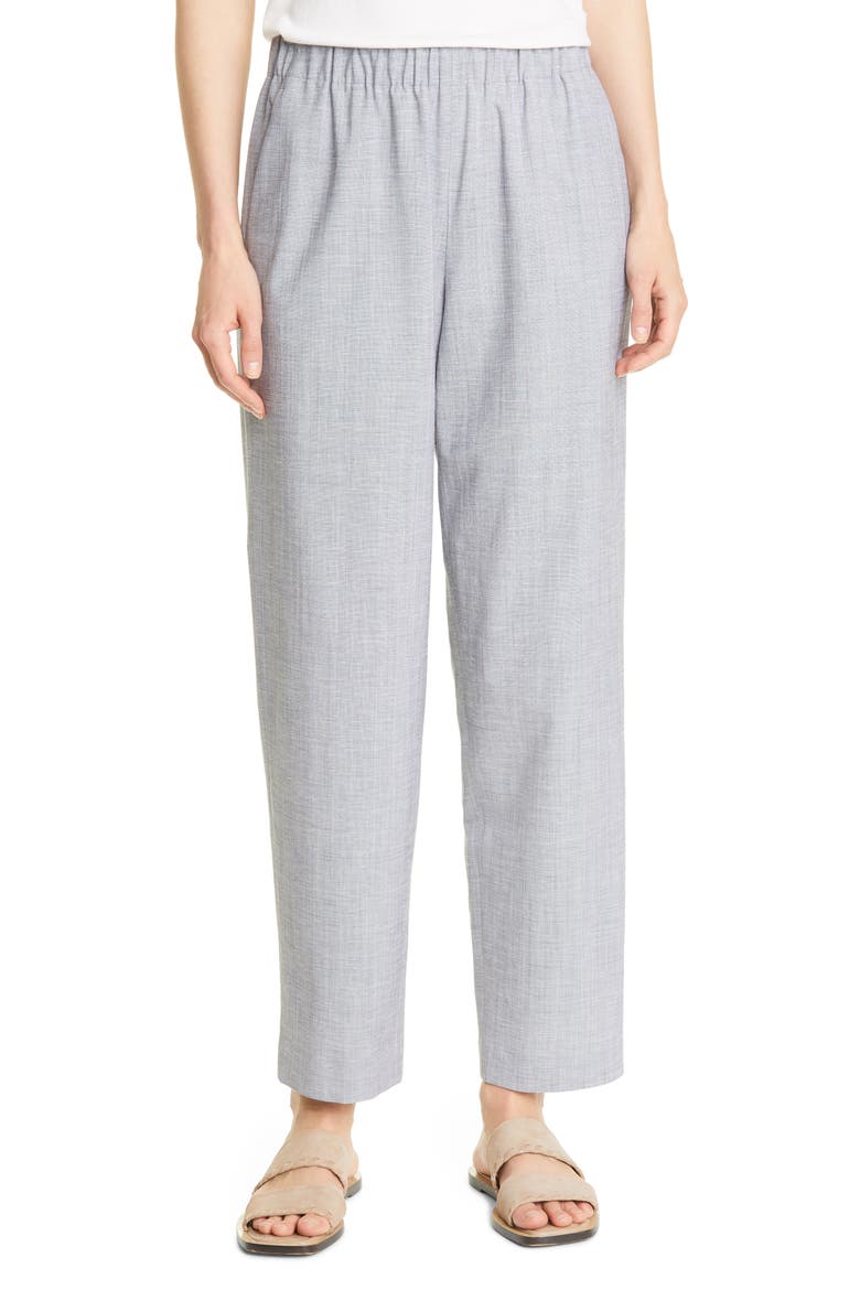 Murray Crop Stretch Wool Blend Pants, Main, color, ALUMINUM MULTI