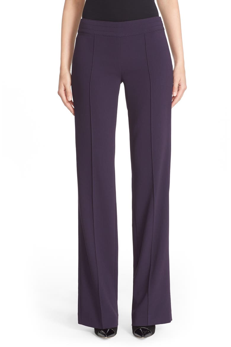 Flat Front Bootcut Pants, Main, color, PURPLE