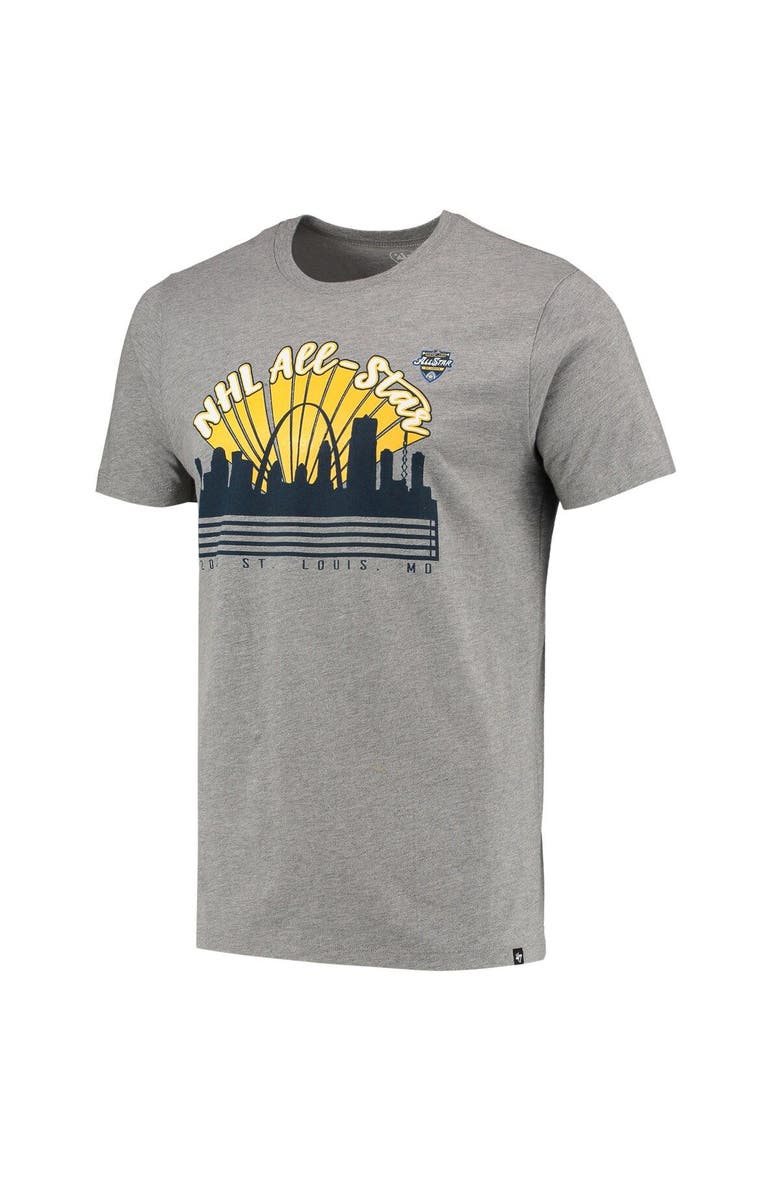 '47 Men's '47 Heathered Gray NHL 2020 All-Star Game Club T-Shirt, Alternate, color,