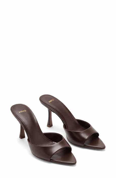 Pointed Toe Slide Sandal