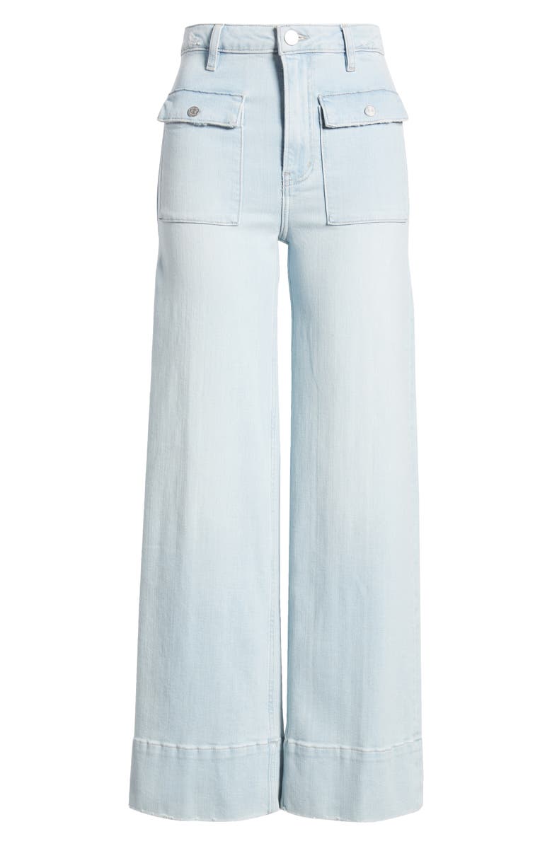 FRAME The '70s Patch Pocket Ankle Wide Leg Jeans, Alternate, color, 