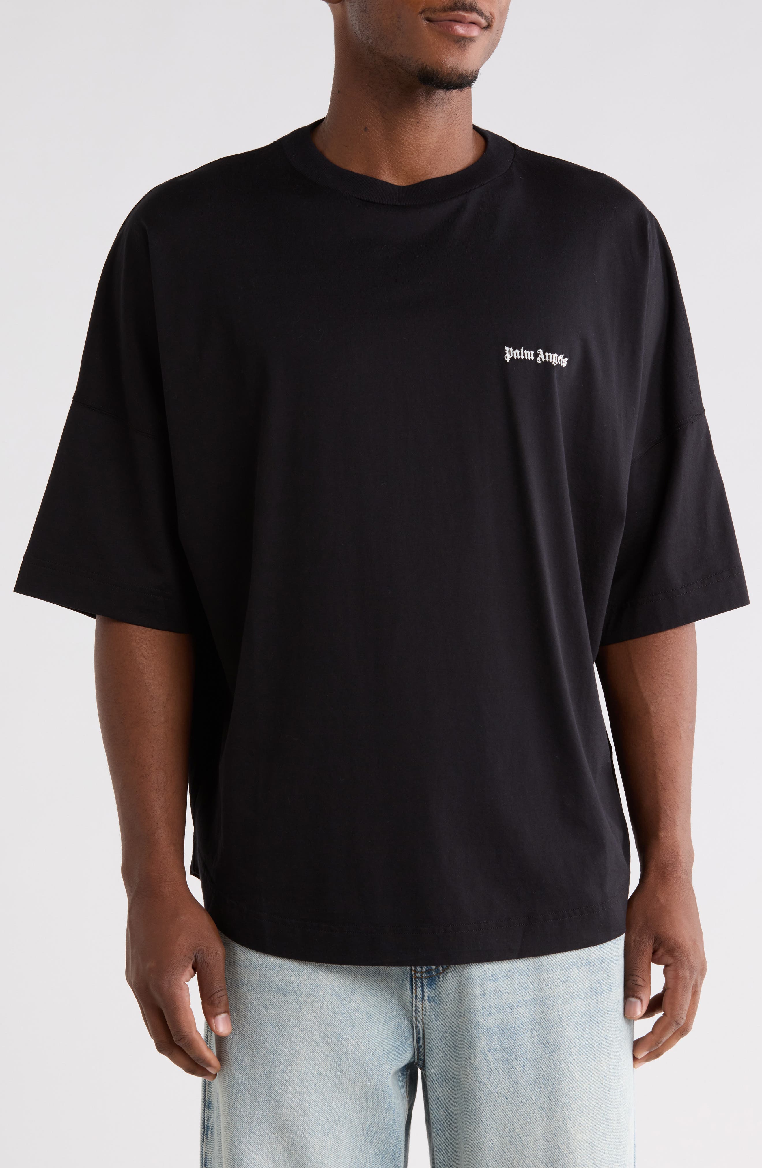 Logo Embroidered Cotton T-Shirt