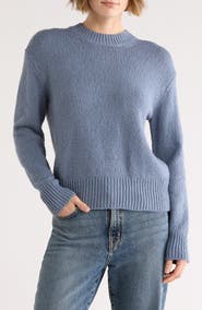 Vince Rib Drop Shoulder Crewneck Sweater