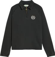 HONOR THE GIFT Cotton Terry Quarter-Zip Pullover