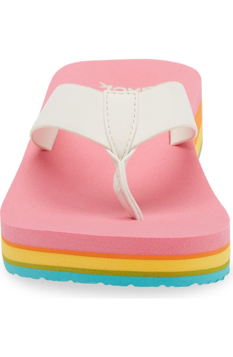 Sanuk Highland Flip Flop, Alternate, color, Rainbow