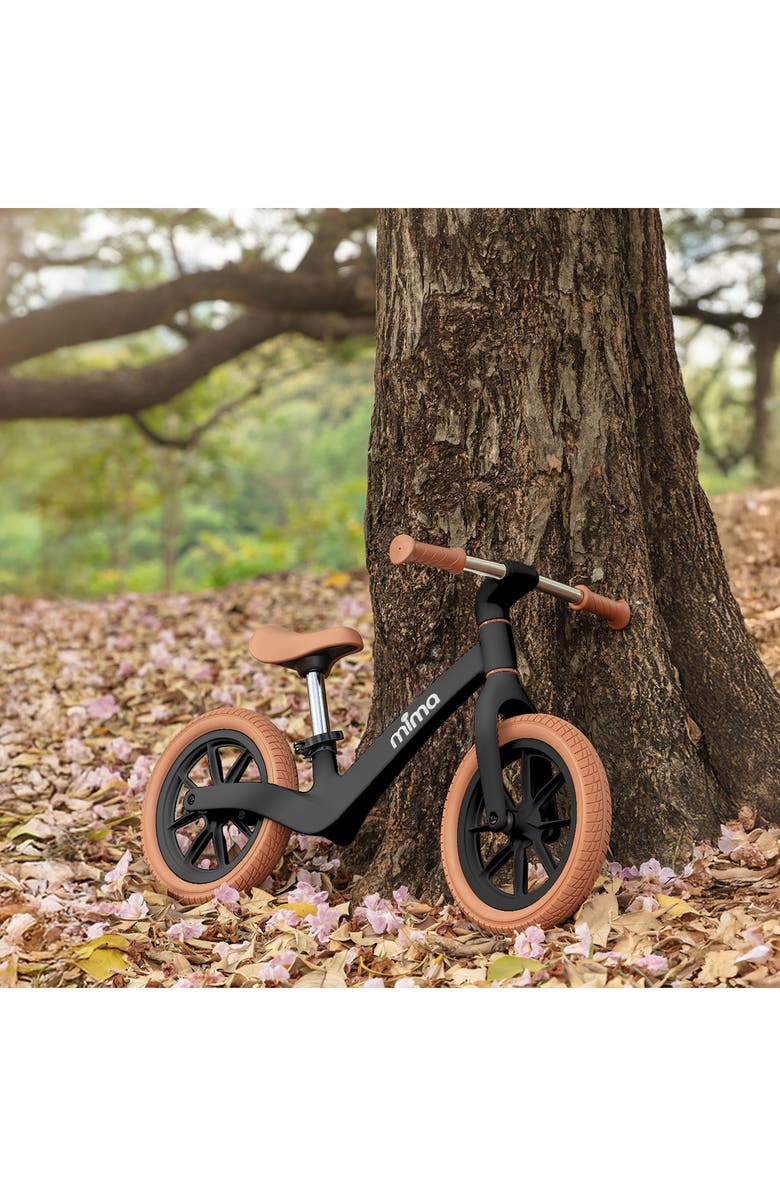 mima Zoom Lite Balance Bike, Alternate, color, Black
