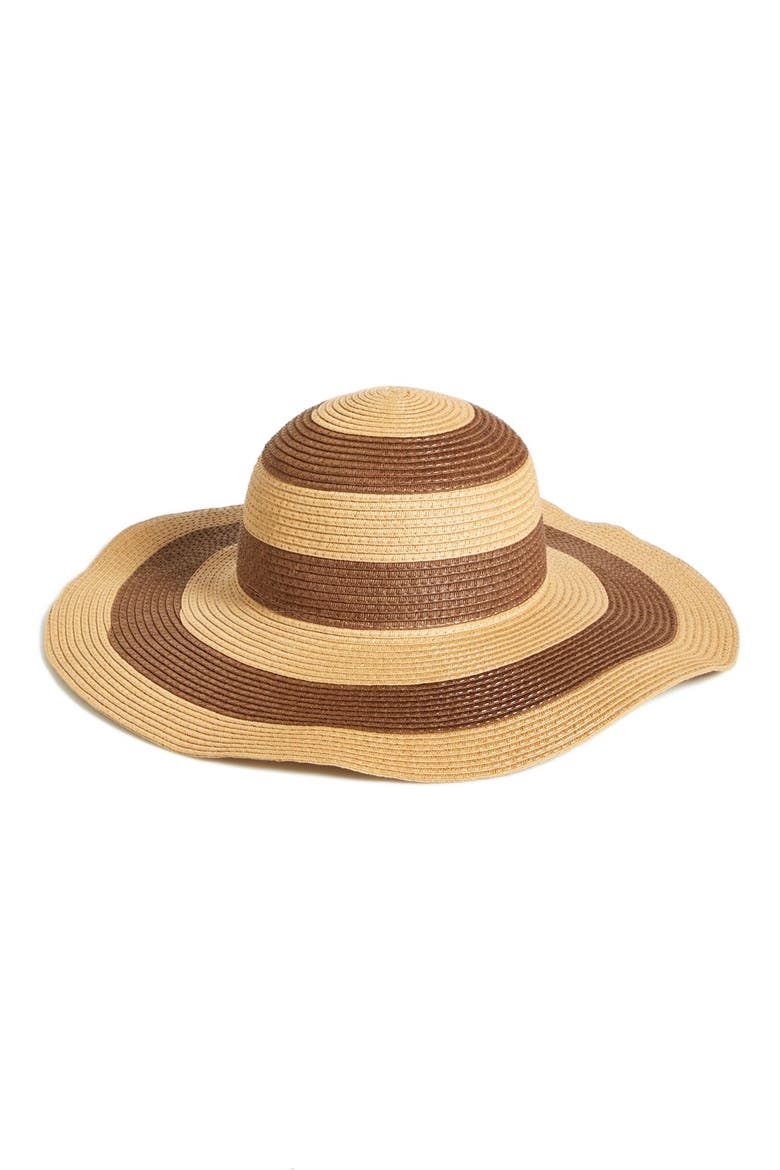 Floppy Hat, Main, color, TAN/ CHOCOALTE