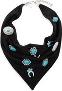 Lele Sadoughi Bonnie Concho Scarf Necklace
