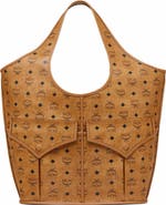 MCM Leni Shopper in Visetos