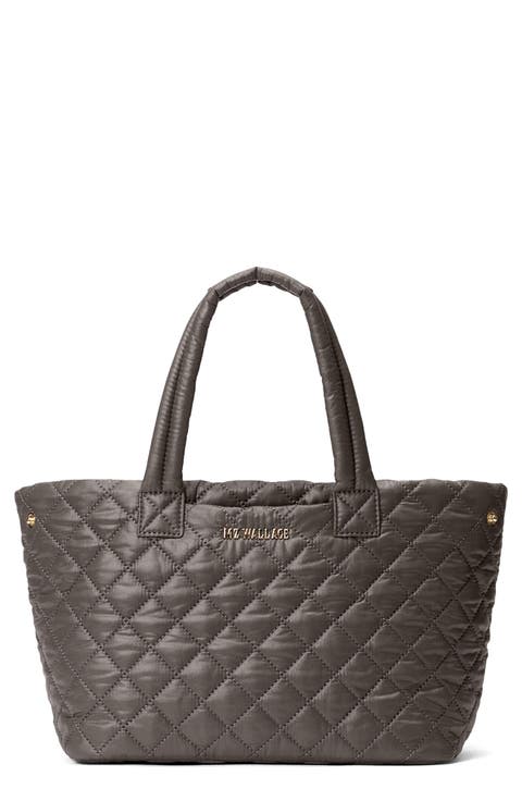 Small Metro Quilted Nylon City Tote