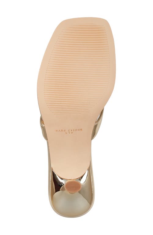 Marc Fisher Ltd Amelea Flip Flop In Gold