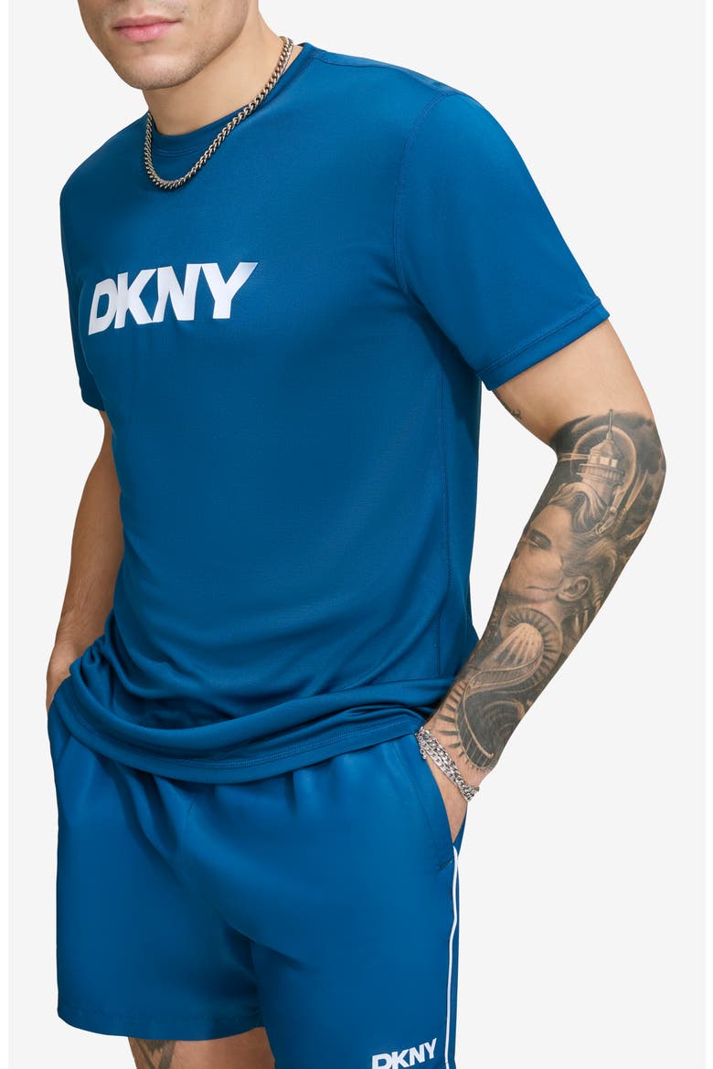 Short Sleeve Rashguard, Main, color, POSEIDON