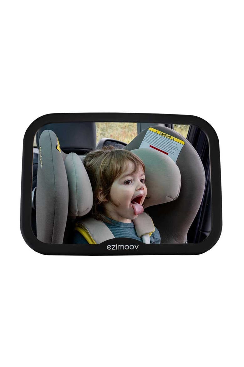 Square Back Seat Car Mirror 360° Adjustable, Main, color, Black
