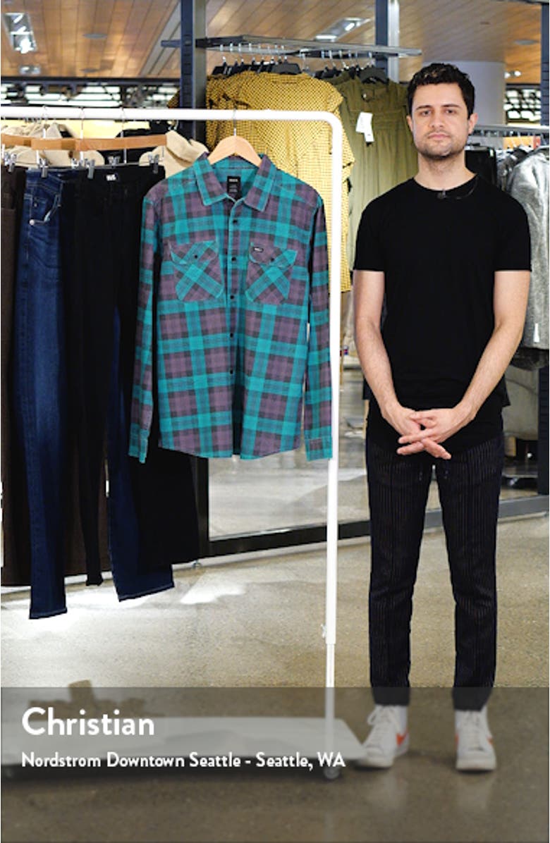 Panhandle Plaid Long Sleeve Button-Up Shirt, sales video thumbnail