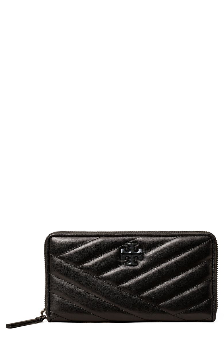 Tory Burch Kira Chevron Quilted Leather Continental Wallet, Main, color, 