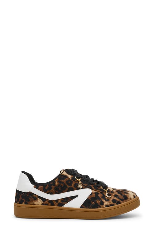 Dolce Vita Voyage Leopard Color Block Lace-up Sneakers