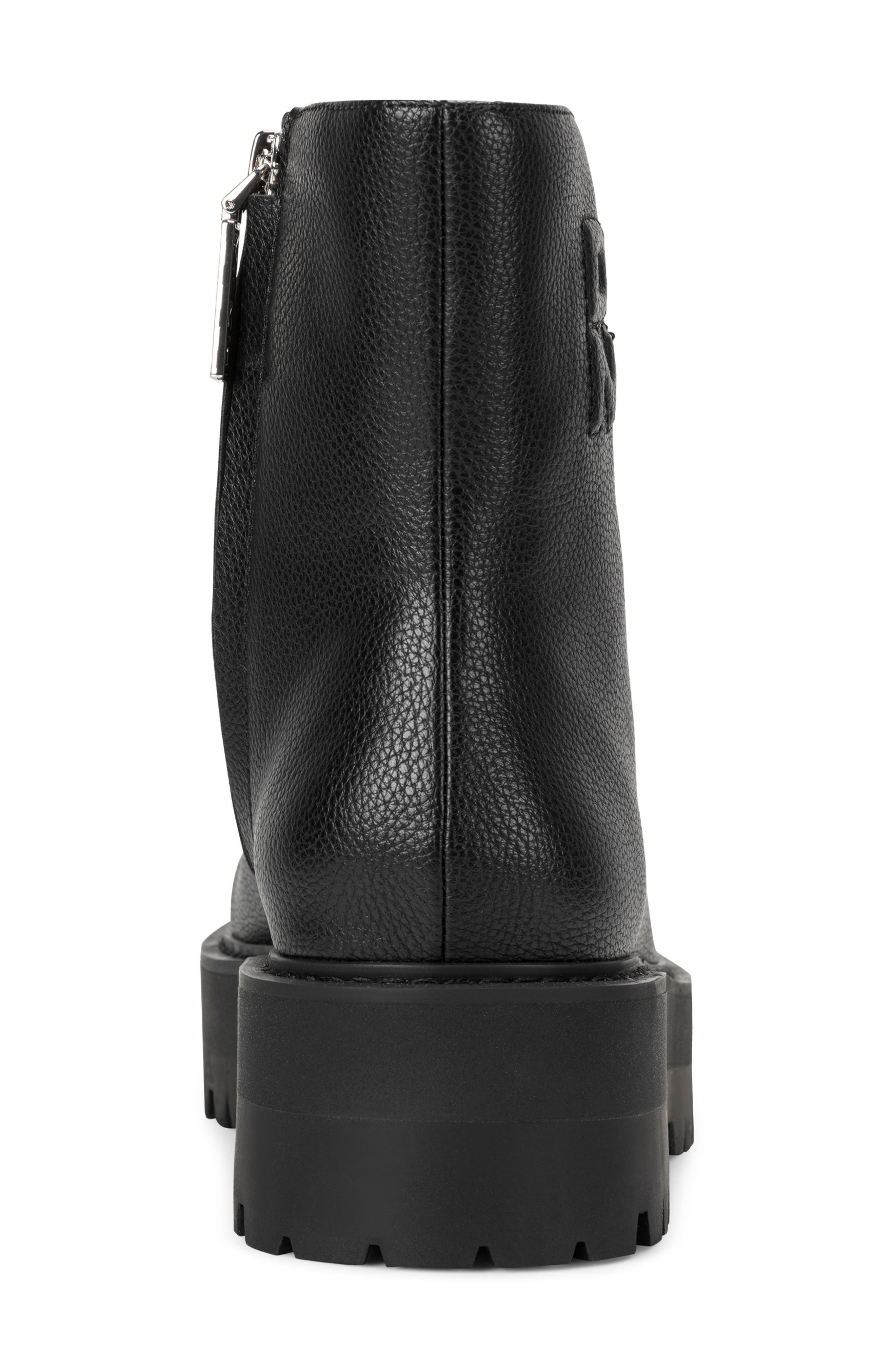 DKNY Binyamin Lug Sole Bootie, Alternate, color, Black