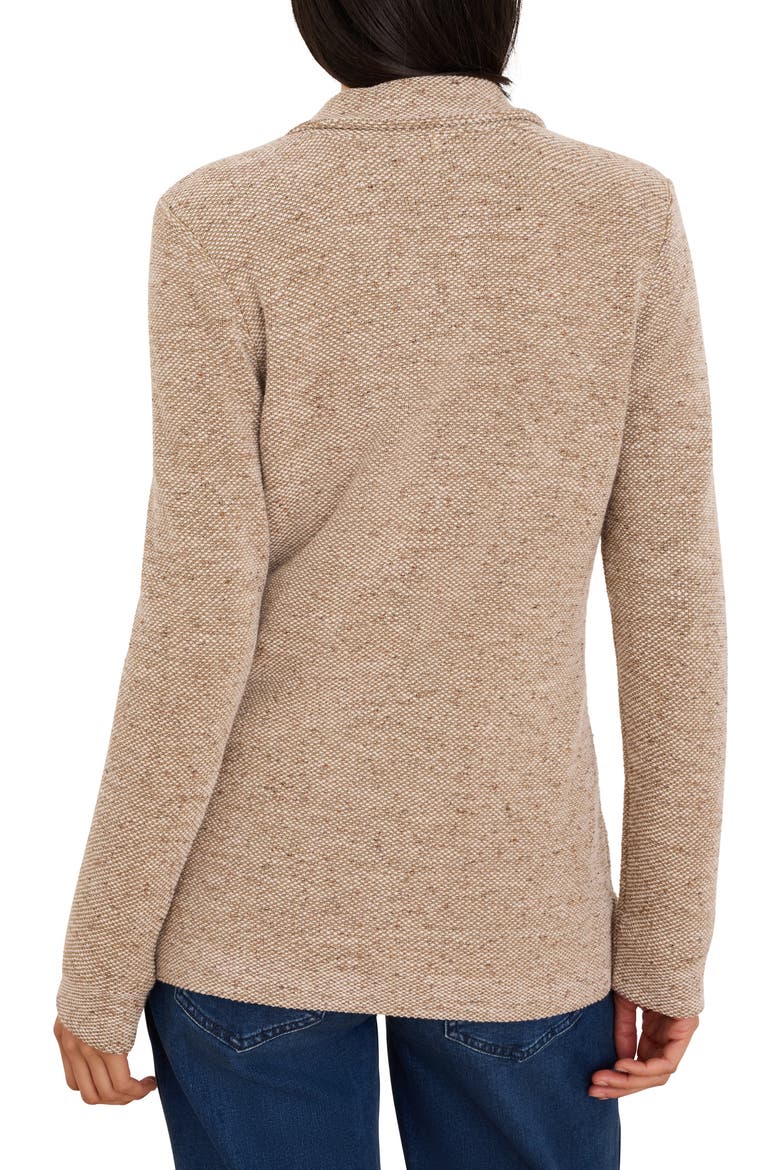 Tweed Stitch Sweater Jacket, Alternate, color, NEUTRAL MIX