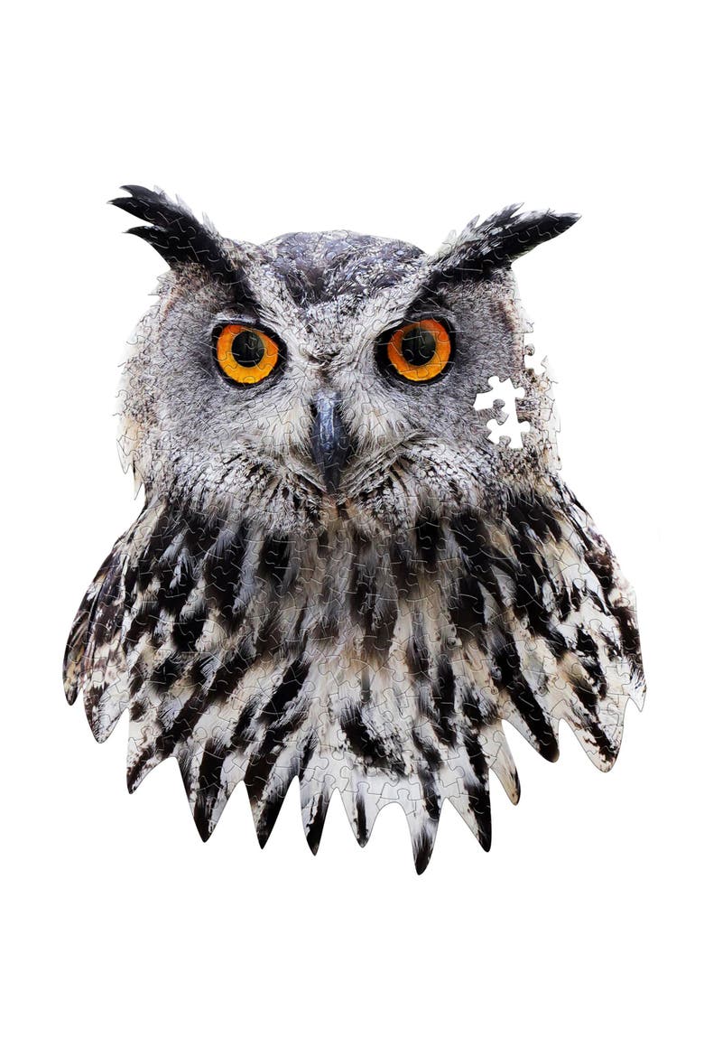 I Am Owl 300 Pieces Animal Shaped Jigsaw Puzzle, Alternate, color, Multicolored