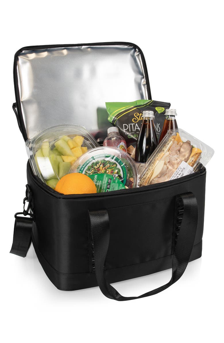 Picnic Time Tarana Superthick Large Cooler Bag, Alternate, color, Black