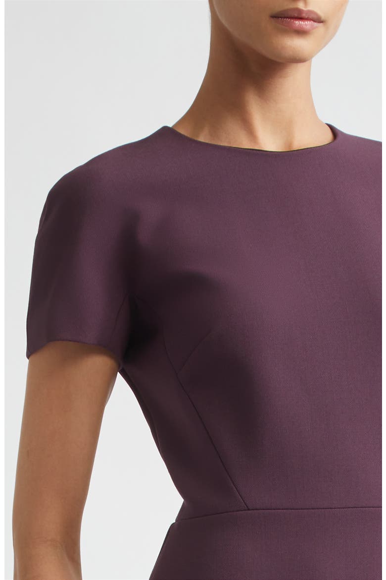 Stretch Crepe Sheath Dress, Alternate, color, FIG