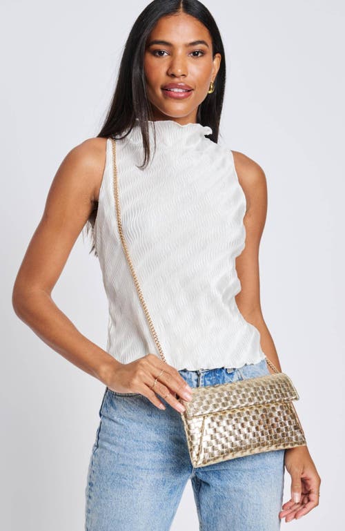 Moda Luxe Priscilla Clutch In Gold