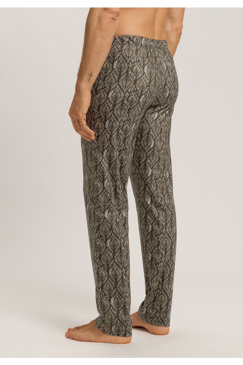 Night And Day Cotton Drawstring Pajama Pants, Alternate, color, Green Lichen Pattern