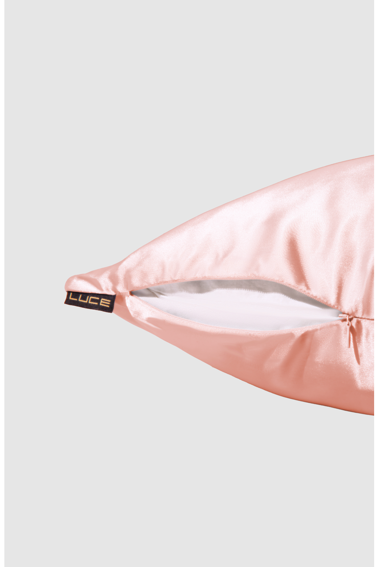 Premium Satin Pillowcase for Silky Smooth Hair & Skin, Alternate, color, PINK