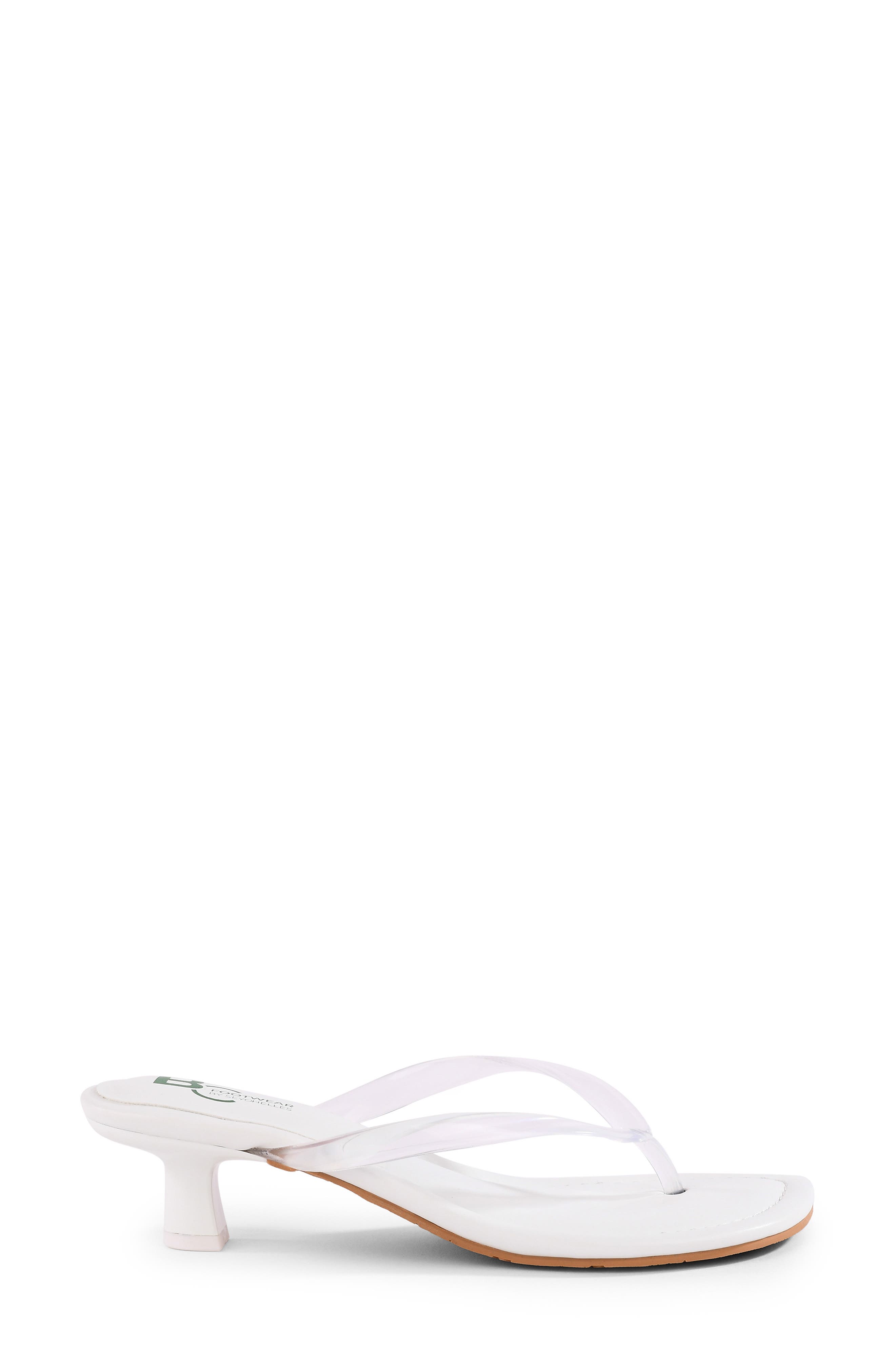 Starburst Kitten Heel Sandal, Alternate, color, WHITE CLEAR