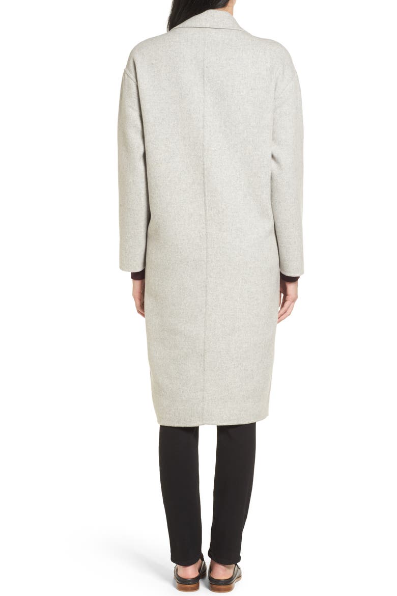 Clean Cocoon Peacoat, Alternate, color, GREY