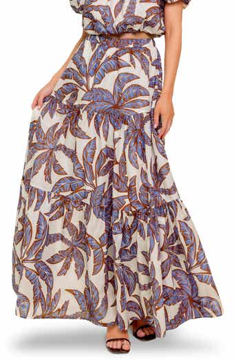 FLYING TOMATO Print Maxi Skirt