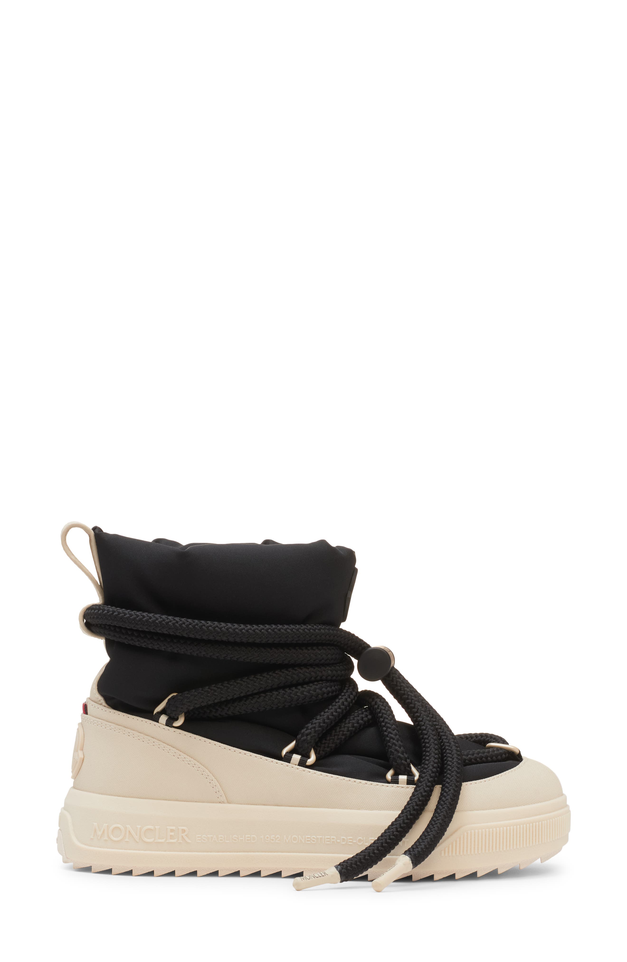 Moncler Mon-Pulse Snow Boot, Alternate, color, Black