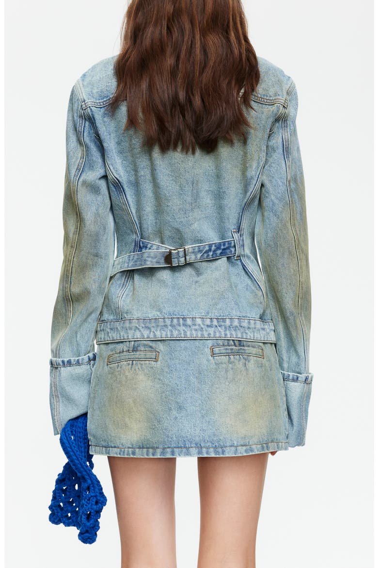 The Bronx Denim Jacket, Alternate, color, STONE BLUE