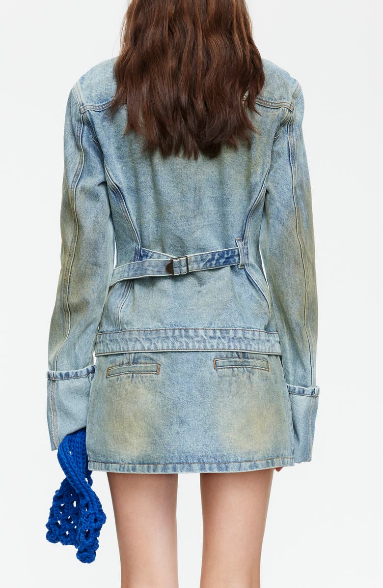 LIONESS The Bronx Denim Jacket, Alternate, color, Stone Blue