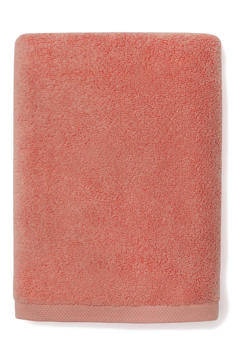 Cielo Cotton Hand Towel, Main, color, CORAL