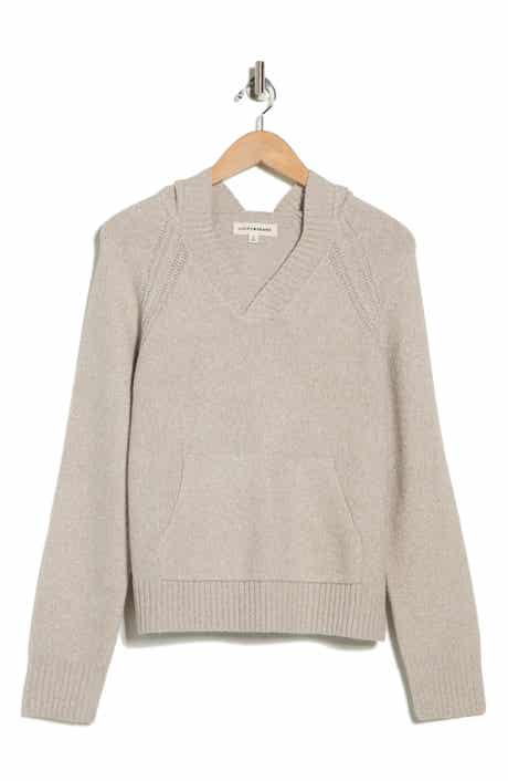 Lucky Brand Solid Hooded Sweater
