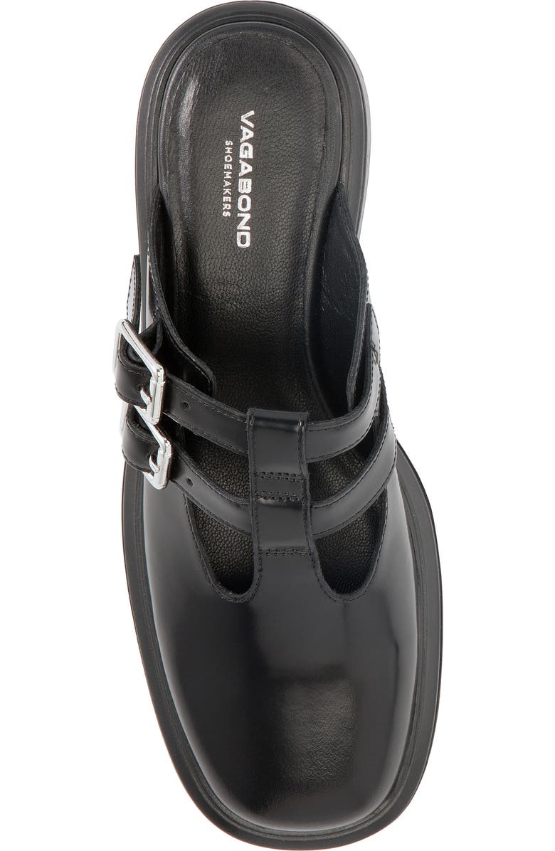 Vagabond Shoemakers Ellis Buckle T-Strap Mule, Alternate, color, Black