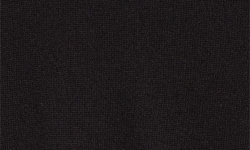 Ulla Johnson Crystal Collar Short Sleeve Cashmere Sweater In Black