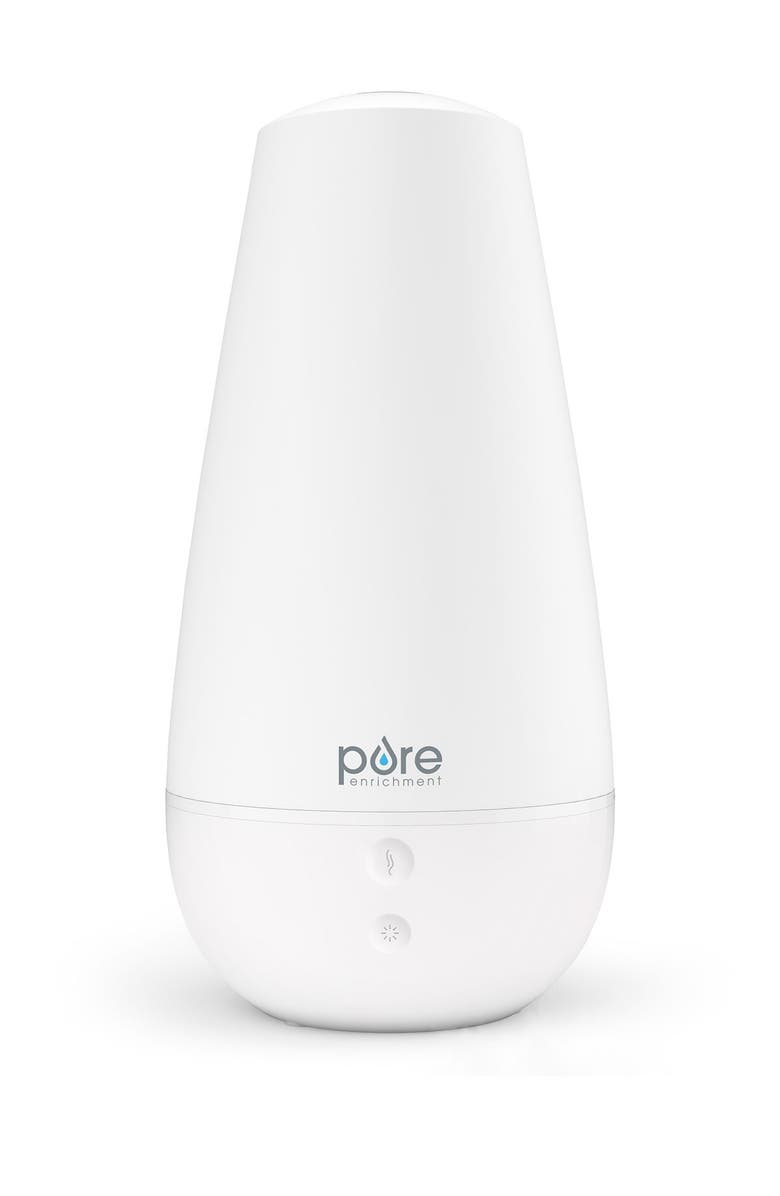 PURE ENRICHMENT PureSpa XL 3-in-1 Aroma Diffuser, Humidifier, & Mood Light, Alternate, color, White