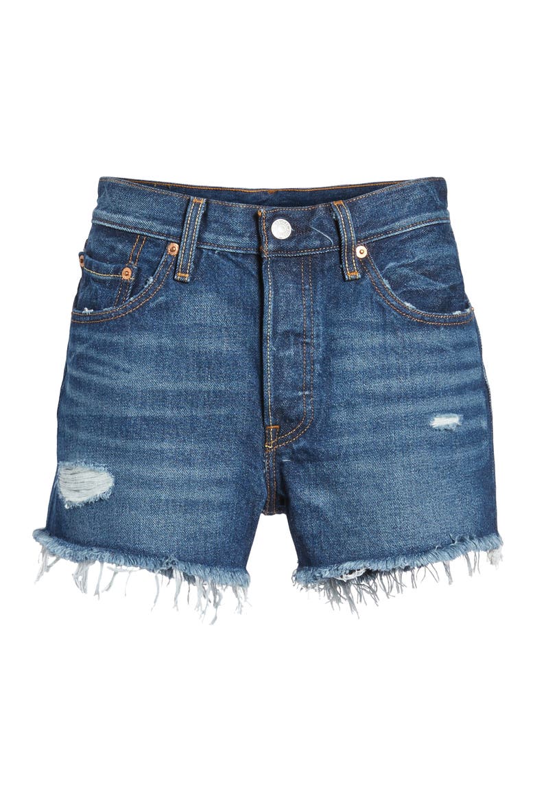 Levi's® 501® Denim Shorts, Alternate, color, SILVERLAKE