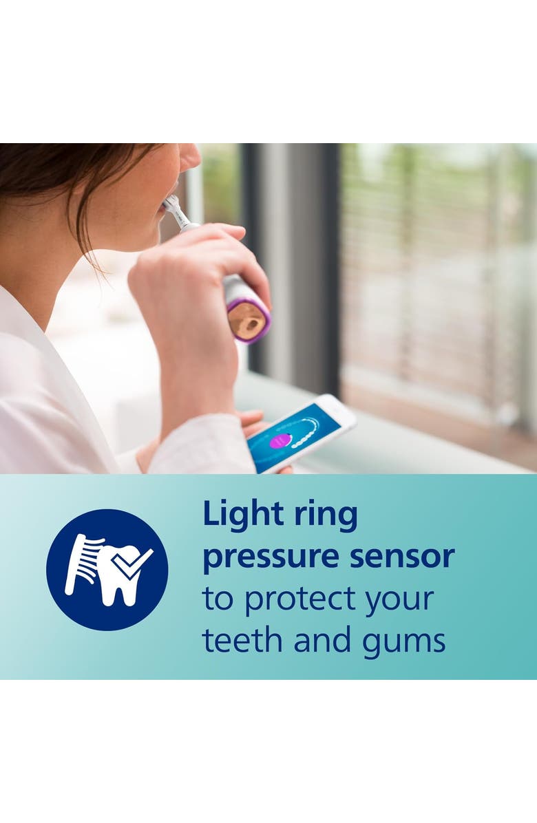 Philips Sonicare DiamondClean Smart 9700 Electric Toothbrush Rosegold, Alternate, color, Rose Gold