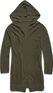 Treasure & Bond Treasure&Bond Rib Knit Hooded Duster