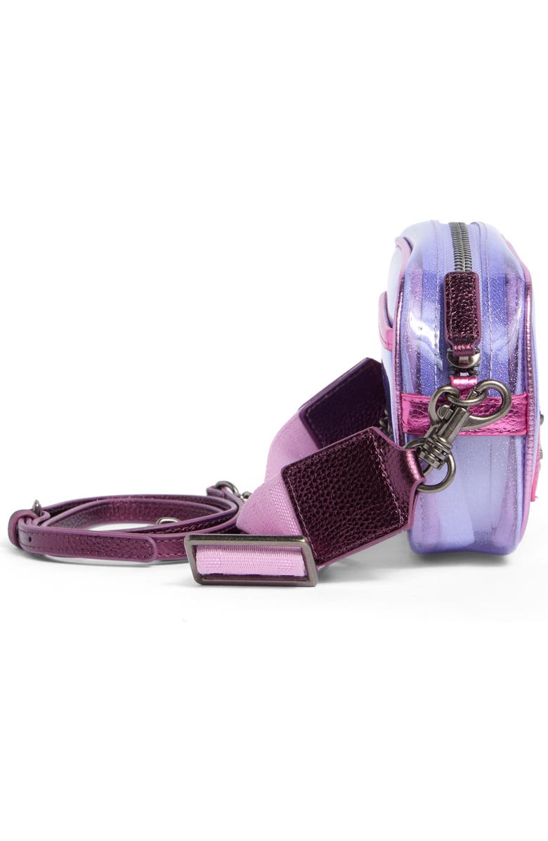 Kurt Geiger London Chiswick Clear Crossbody Bag, Alternate, color, Pink