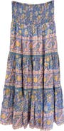 ALICIA BELL Mandy Cotton & Silk Cover-Up Maxi Skirt